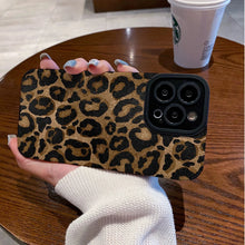 Load image into Gallery viewer, Lux Leopard Gold Silicone Cover