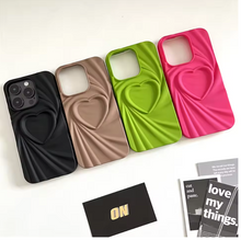 Load image into Gallery viewer, Luxe 3D Love Heart Case