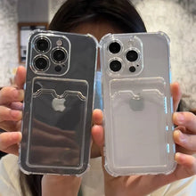 Load image into Gallery viewer, Transparent Card Holder Case